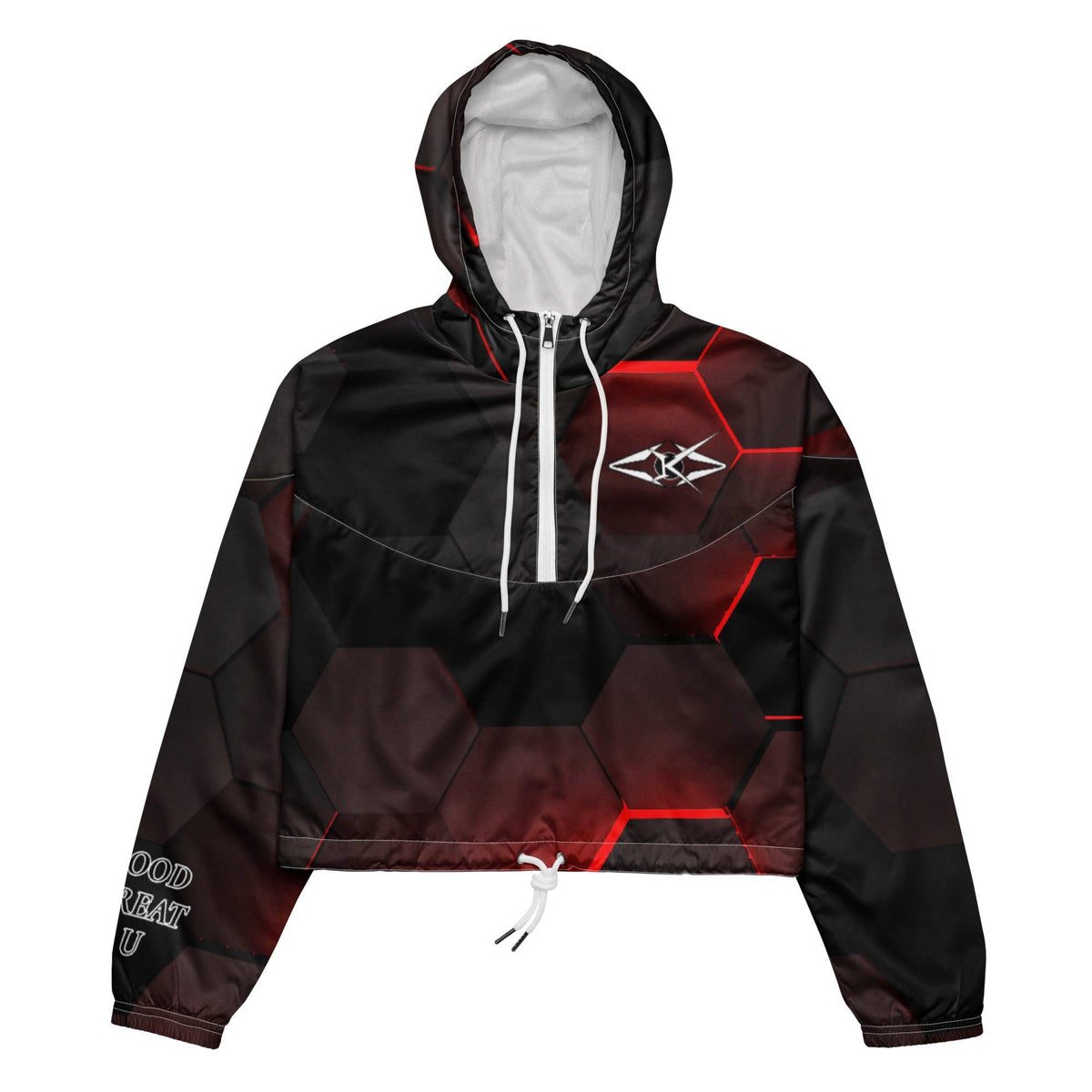 Women’s Premium cropped windbreaker - VYBRATIONAL KREATORS®