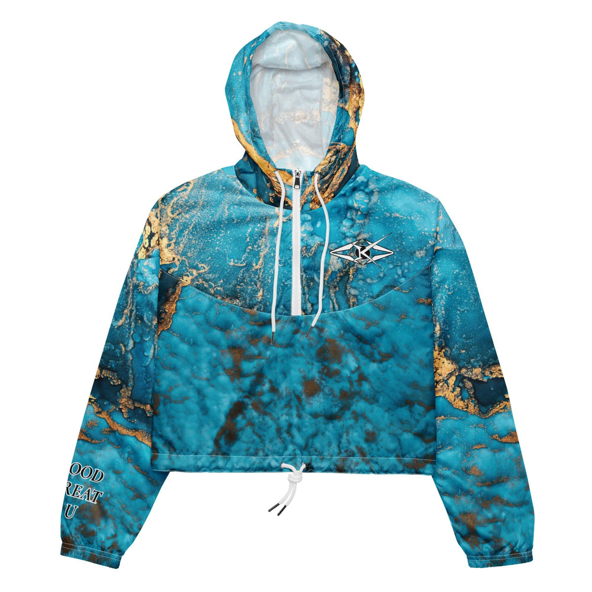 Women’s Premium cropped windbreaker - VYBRATIONAL KREATORS®