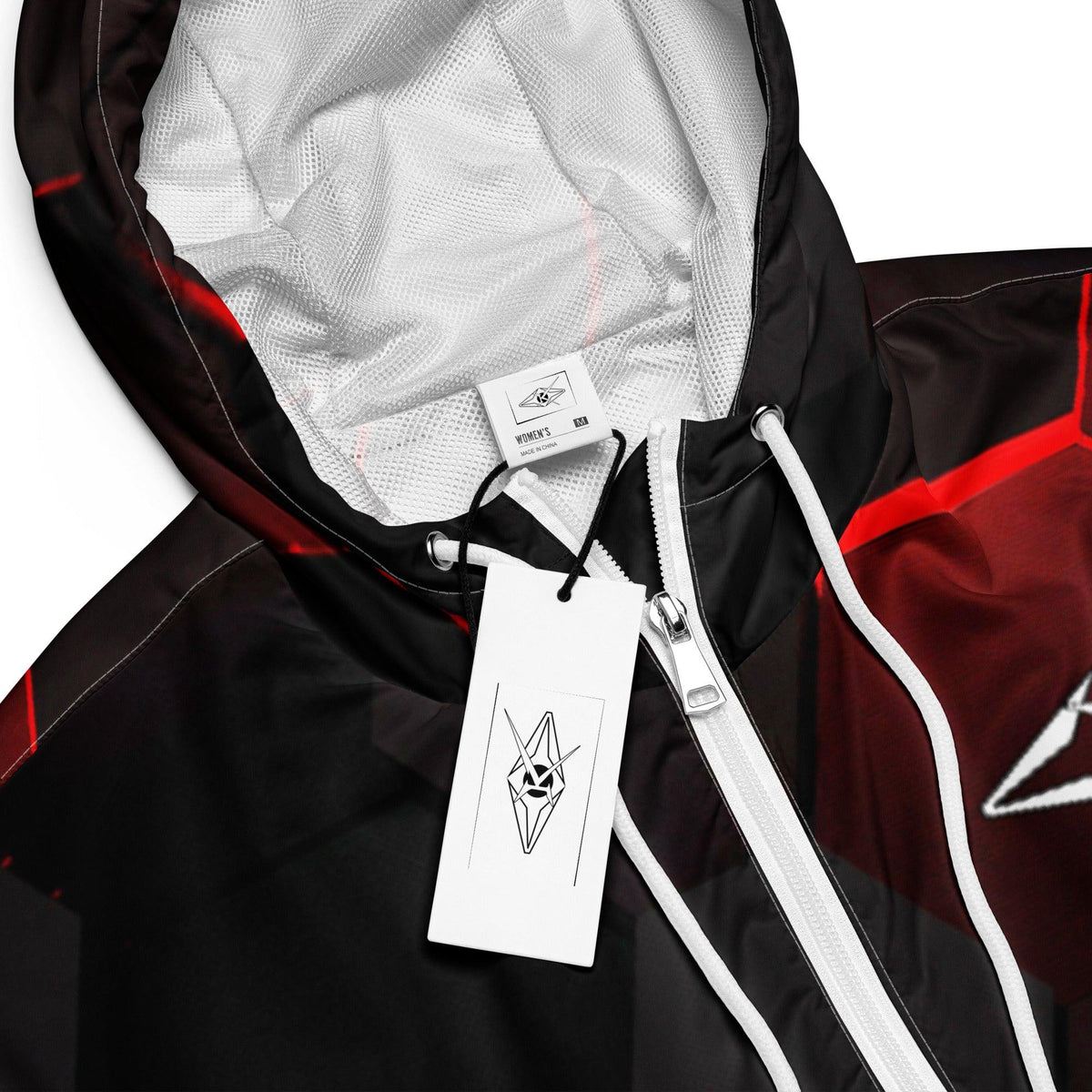 Women’s Premium cropped windbreaker - VYBRATIONAL KREATORS®