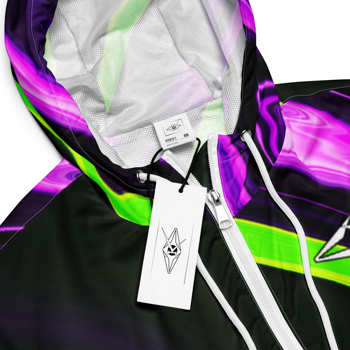 Women’s cropped windbreaker - VYBRATIONAL KREATORS®