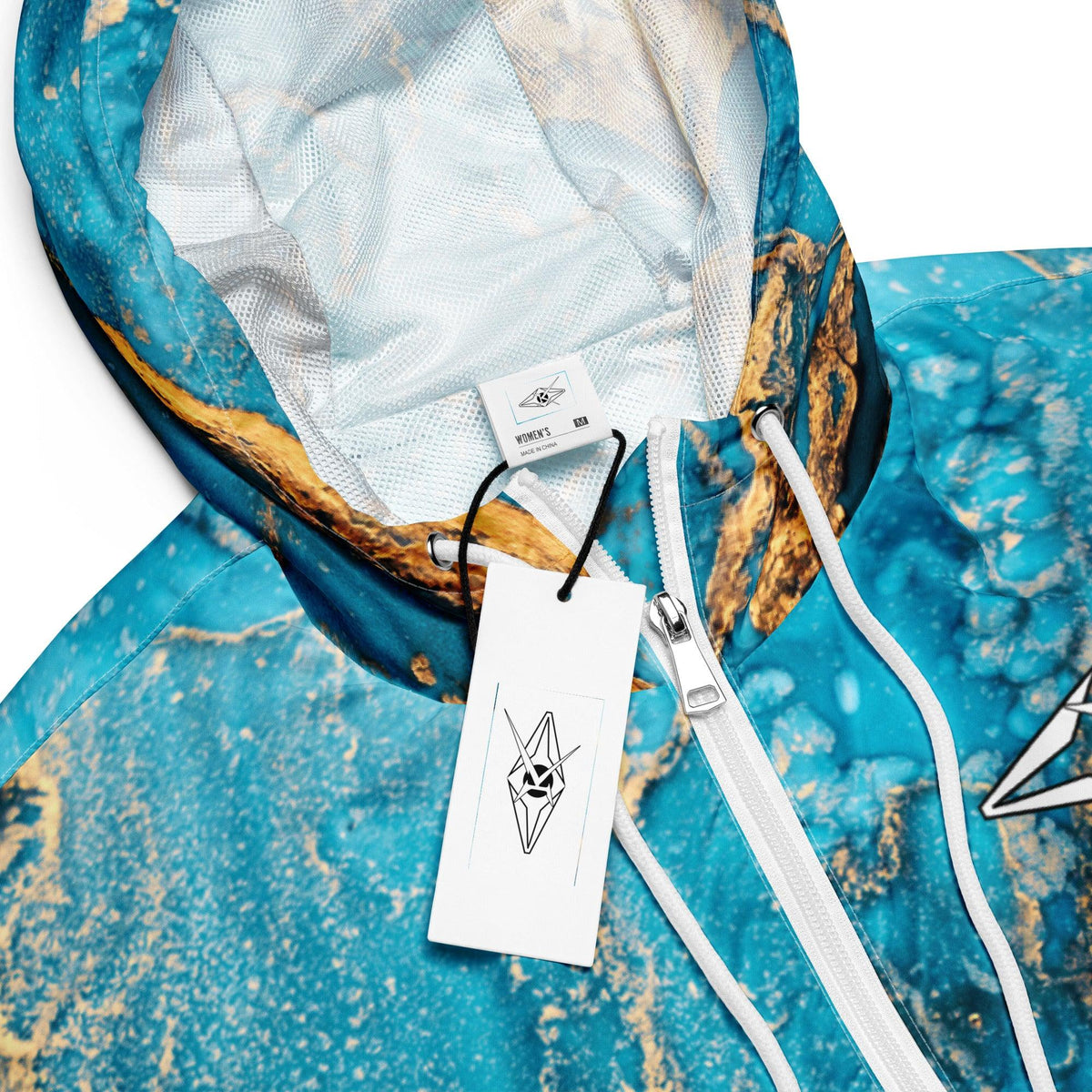 Women’s Premium cropped windbreaker - VYBRATIONAL KREATORS®