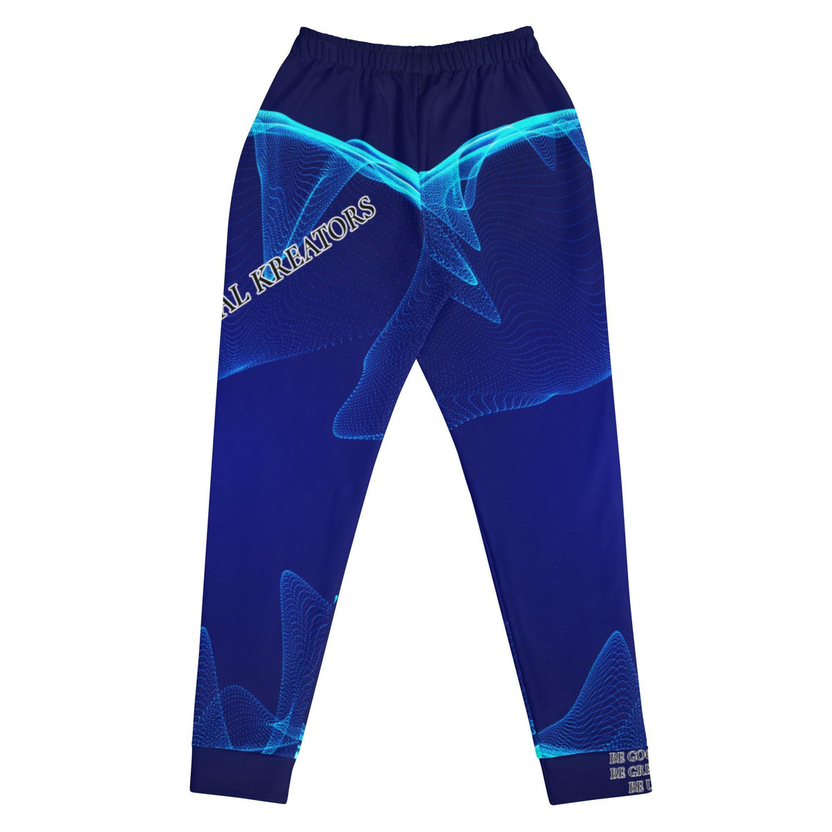 Women's Premium Blue Joggers - VYBRATIONAL KREATORS®