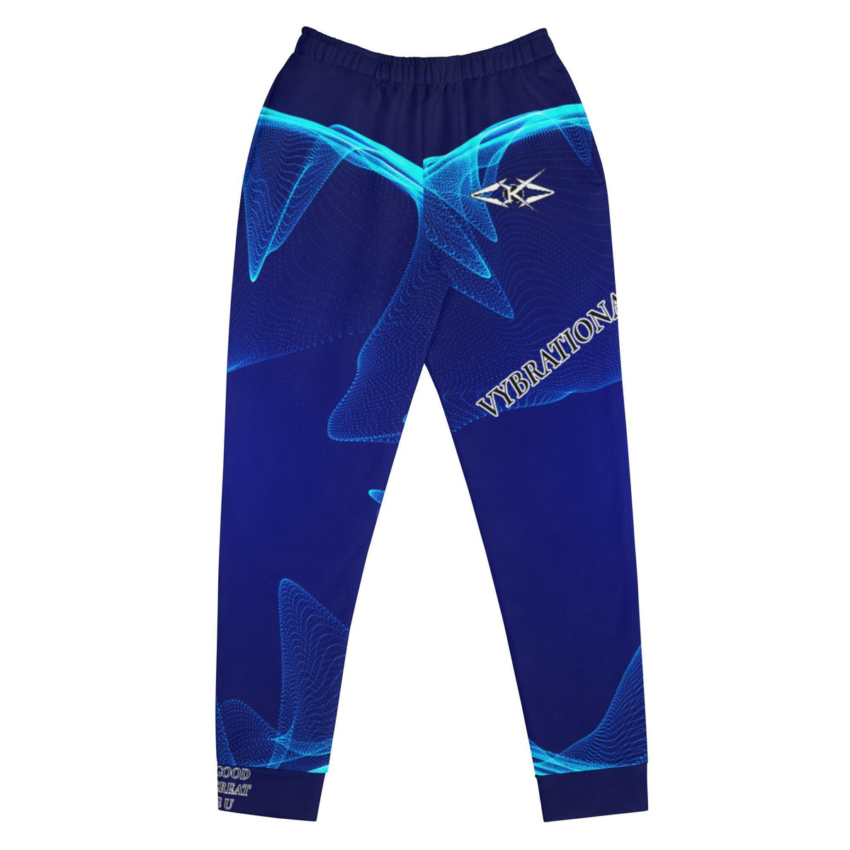 Women's Premium Blue Joggers - VYBRATIONAL KREATORS®