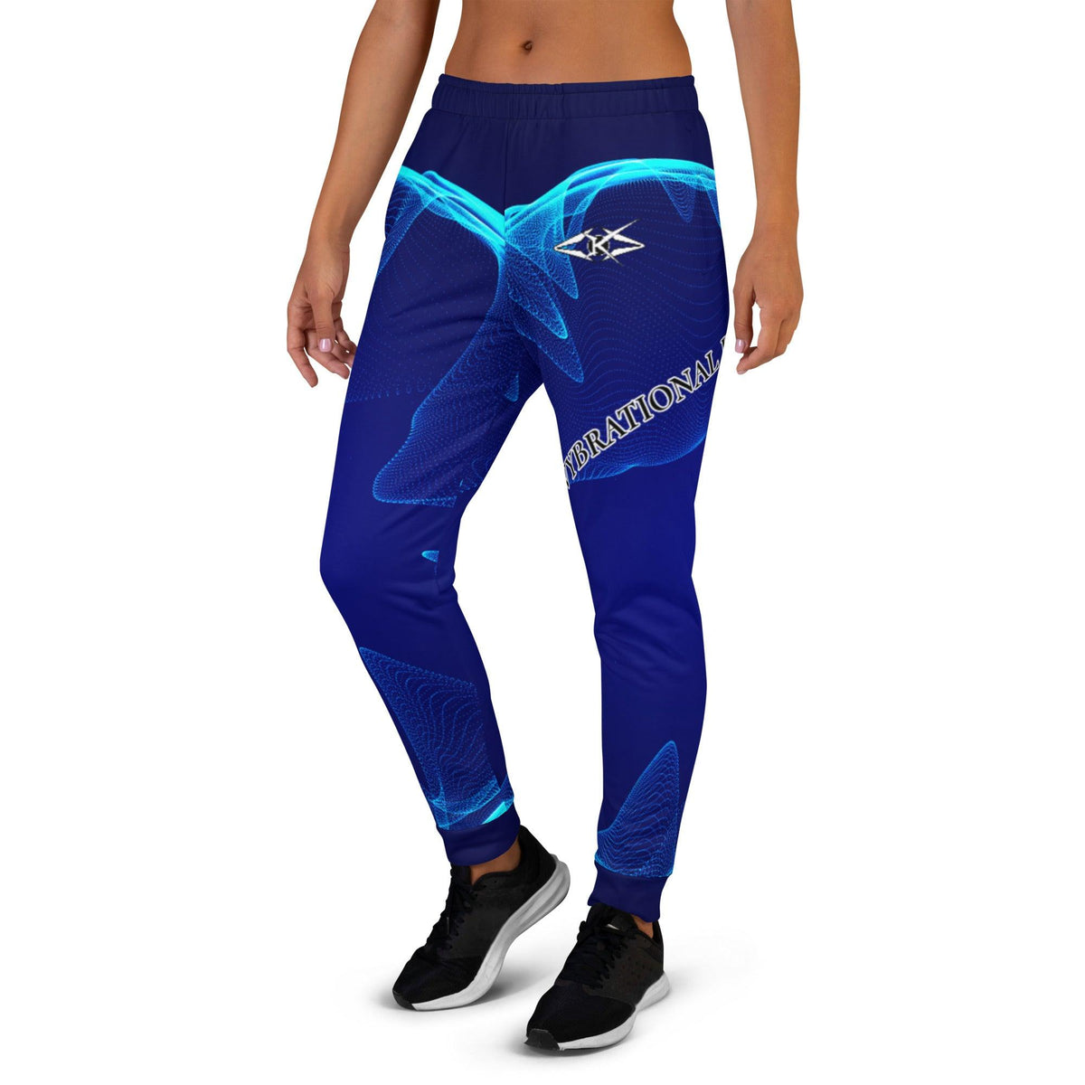 Women's Premium Blue Joggers - VYBRATIONAL KREATORS®