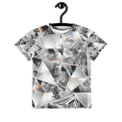 Youth Crew Neck Premium Diamond T-Shirt - VYBRATIONAL KREATORS®