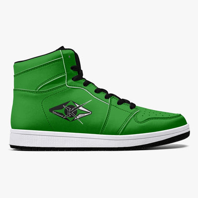 VYB 1s Green High Top Sneakers - VYBRATIONAL KREATORS®