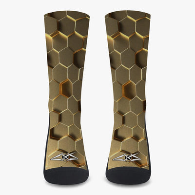 GOLD Reinforced Sports Socks - VYBRATIONAL KREATORS®
