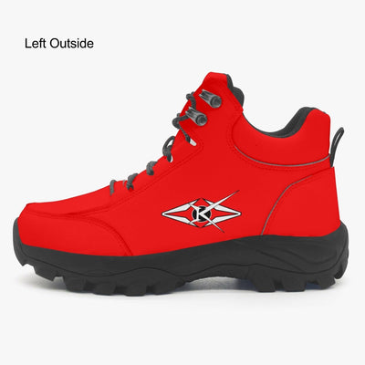 VYB Red Classic Boots - VYBRATIONAL KREATORS®