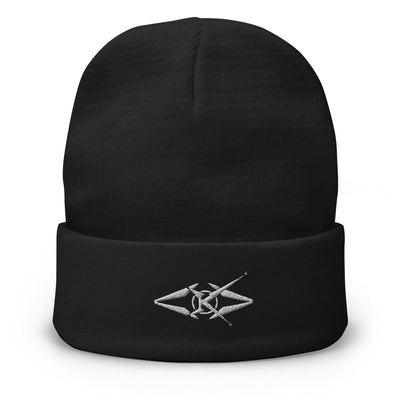 Embroidered Knit Beanie - VYBRATIONAL KREATORS®
