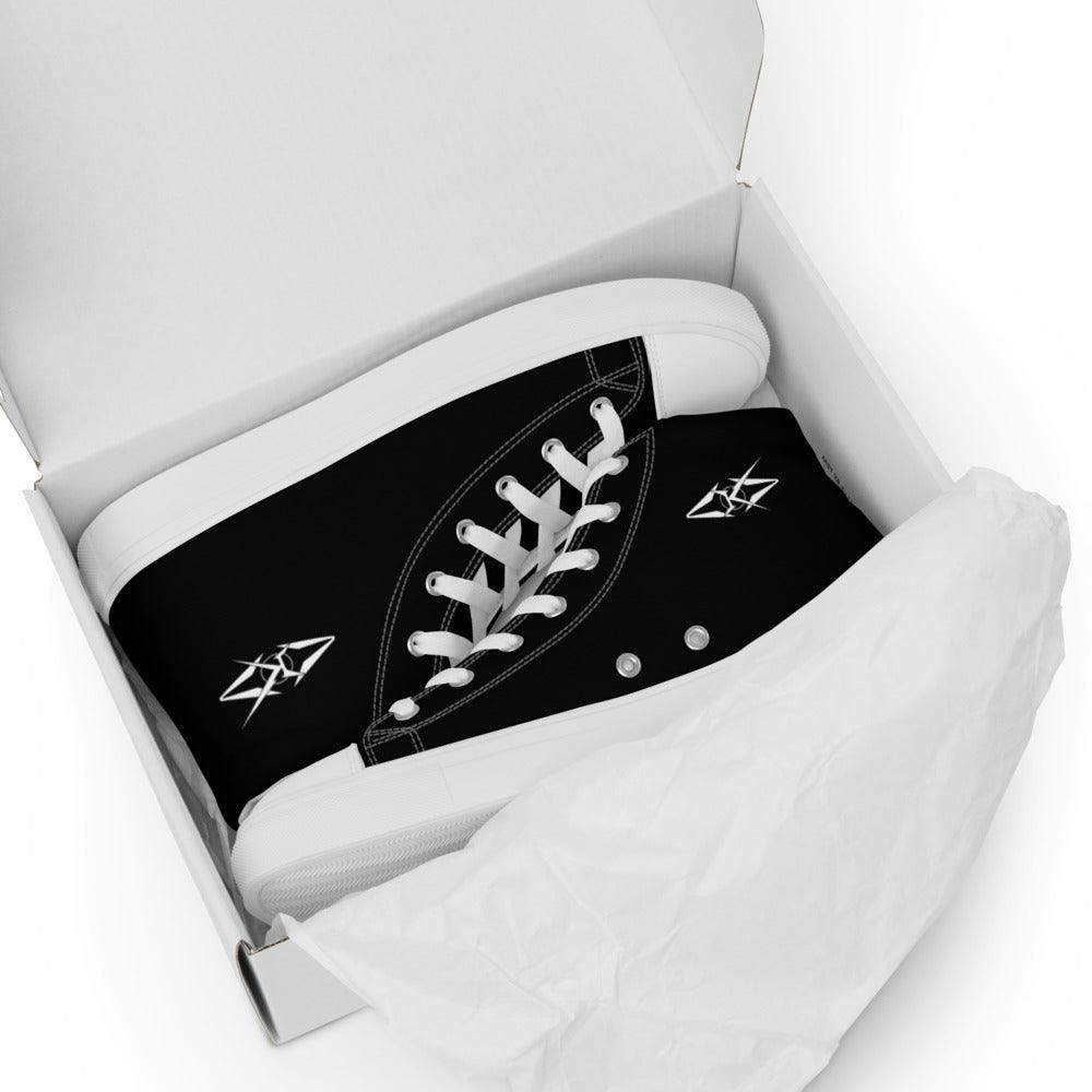 Men’s VYB 22s Black high top shoes - VYBRATIONAL KREATORS®