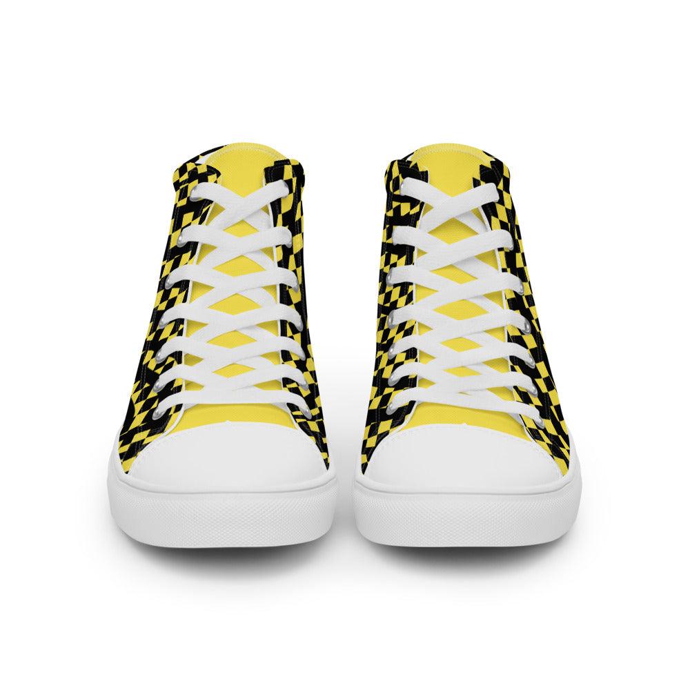 Men’s Yellow VYB 22s high top shoes - VYBRATIONAL KREATORS®