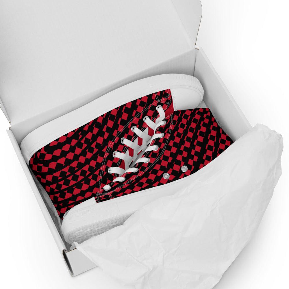 VYB 22s RED high top shoes - Men - VYBRATIONAL KREATORS®