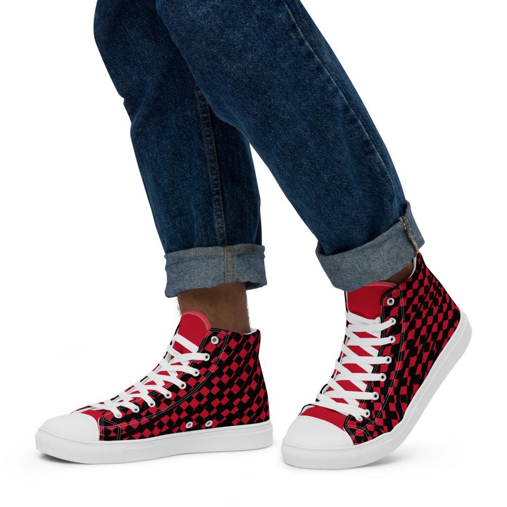 VYB 22s RED high top shoes - Men - VYBRATIONAL KREATORS®