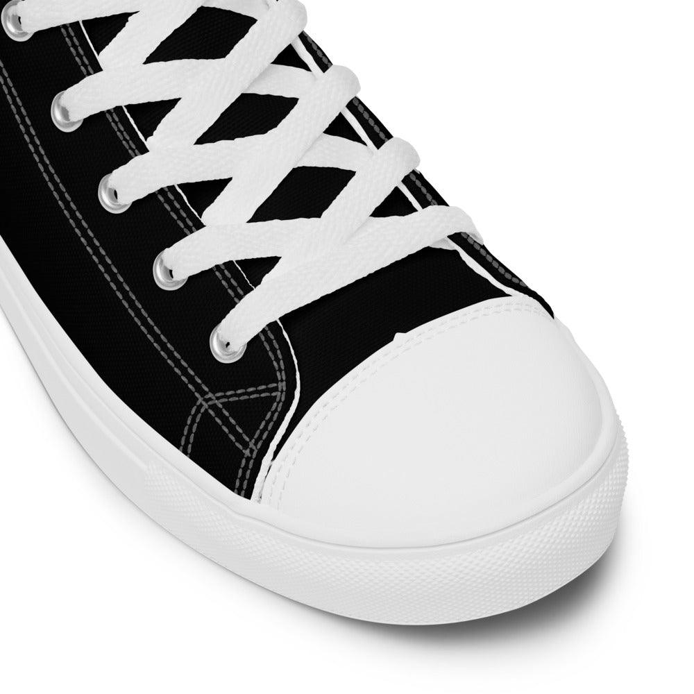 Men’s VYB 22s Black high top shoes - VYBRATIONAL KREATORS®