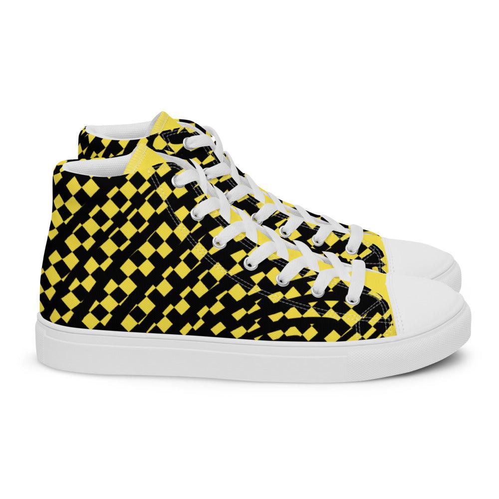 Men’s Yellow VYB 22s high top shoes - VYBRATIONAL KREATORS®