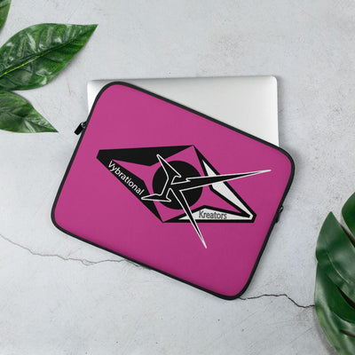 Pink VK Laptop Sleeve - VYBRATIONAL KREATORS®