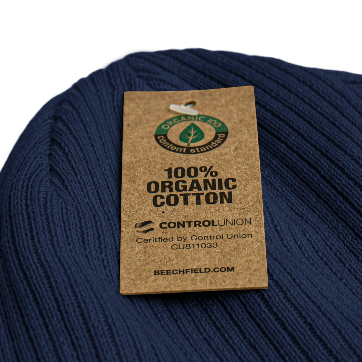 Organic ribbed beanie - VYBRATIONAL KREATORS®