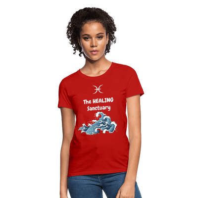 Women's Pisces T-Shirt - red