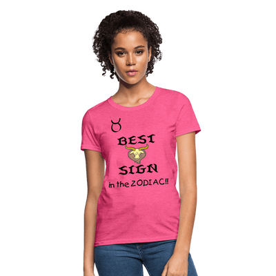 Women's Taurus T-Shirt - heather pink