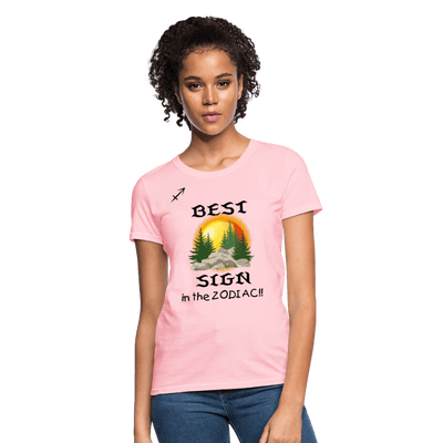 Women's Sagittarius T-Shirt - pink