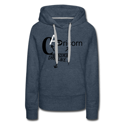 Women’s Caricorn Premium Hoodie - heather denim