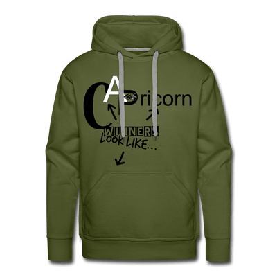 Men’s Capricorn Premium Hoodie - olive green