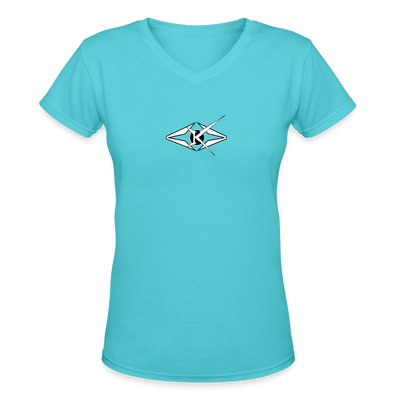 Women's V-Neck T-Shirt - VYBRATIONAL KREATORS®