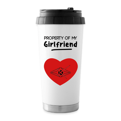 Girlfriend Travel Mug - white