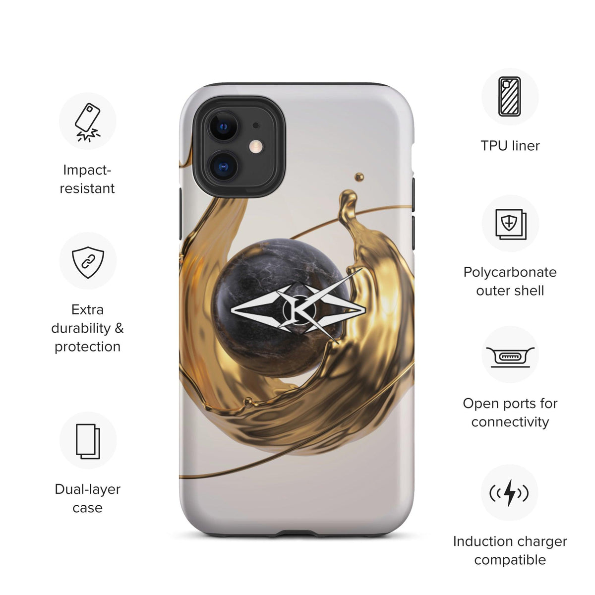Tough Premium iPhone case - VYBRATIONAL KREATORS®