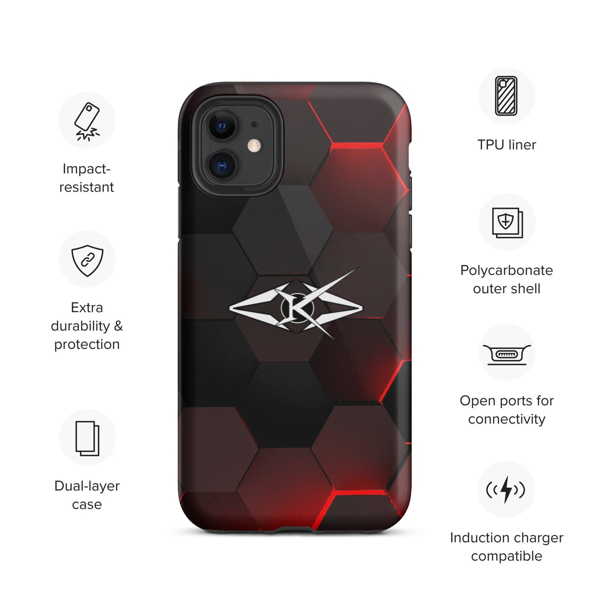 Tough Premium iPhone case - VYBRATIONAL KREATORS®