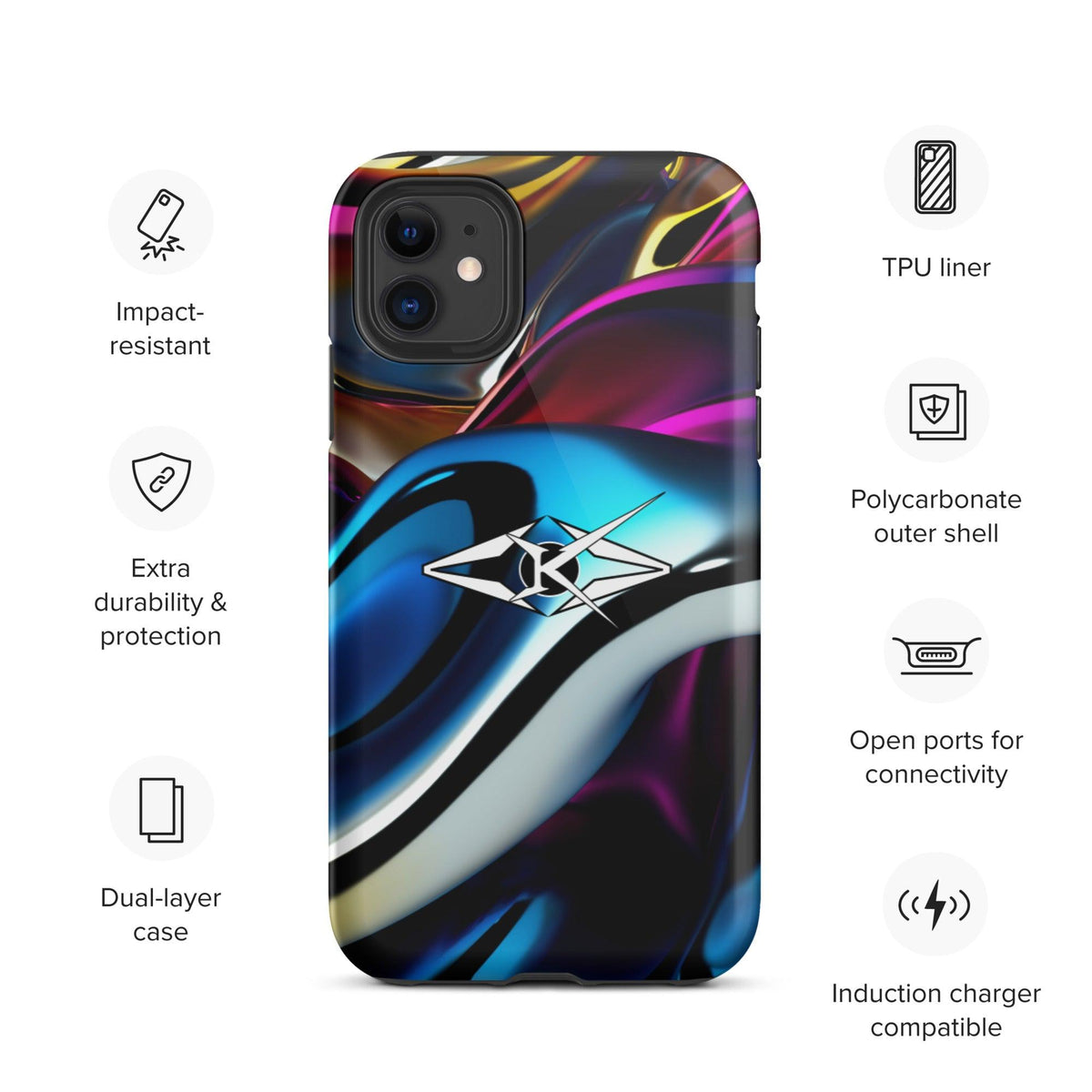 Tough Premium iPhone case - VYBRATIONAL KREATORS®