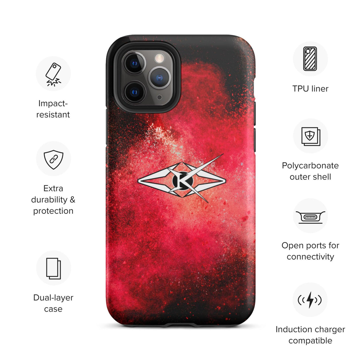 Tough Premium iPhone case- Red Dwarf - VYBRATIONAL KREATORS®