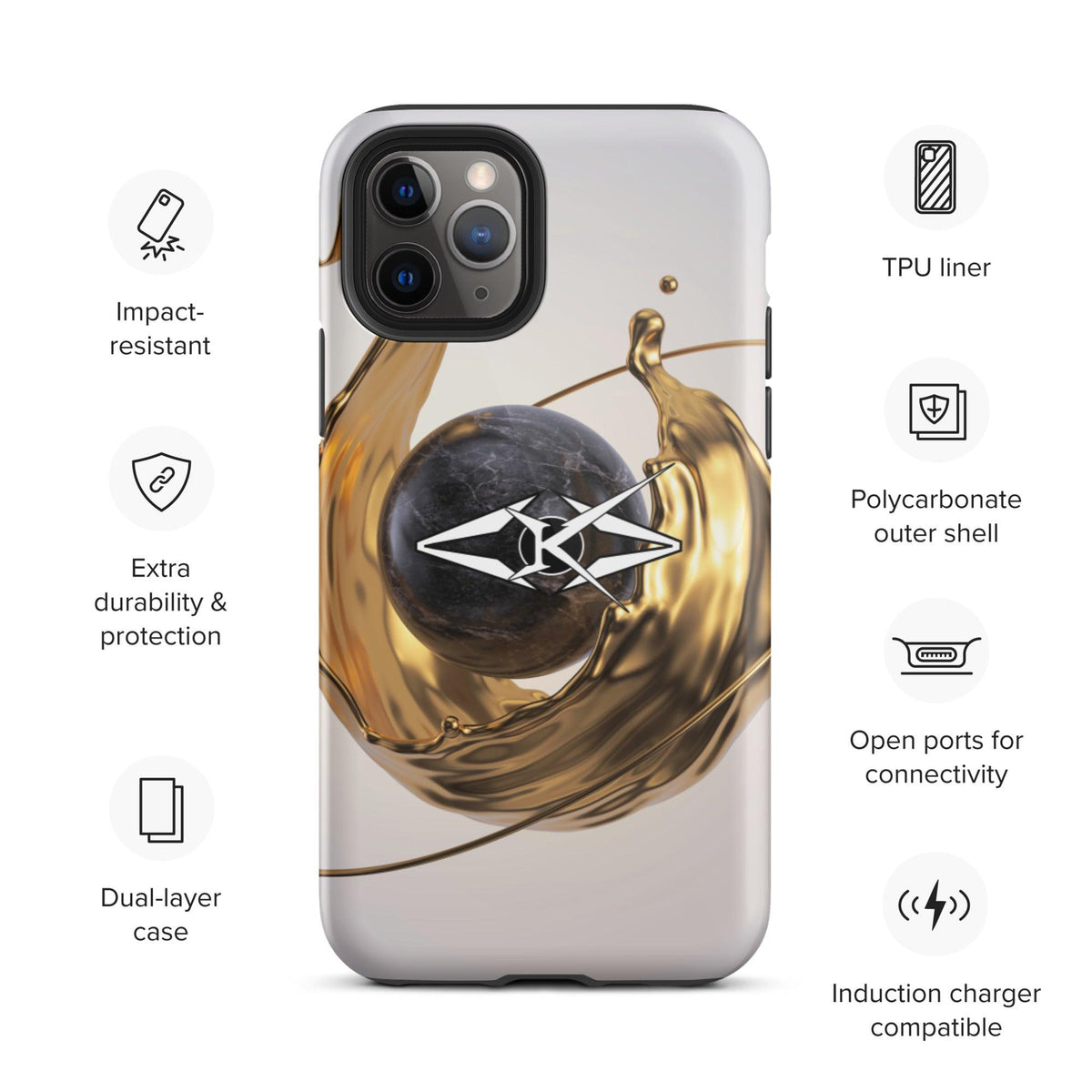 Tough Premium iPhone case - VYBRATIONAL KREATORS®