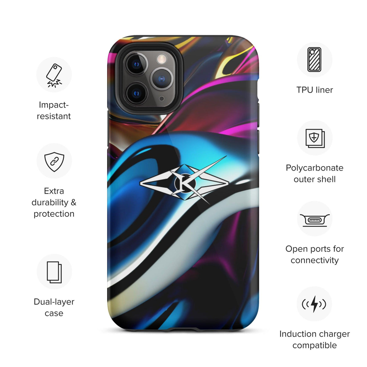 Tough Premium iPhone case - VYBRATIONAL KREATORS®