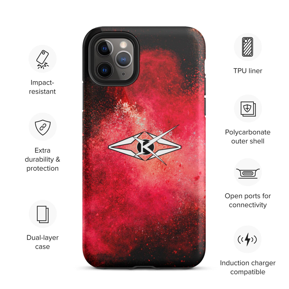 Tough Premium iPhone case- Red Dwarf - VYBRATIONAL KREATORS®