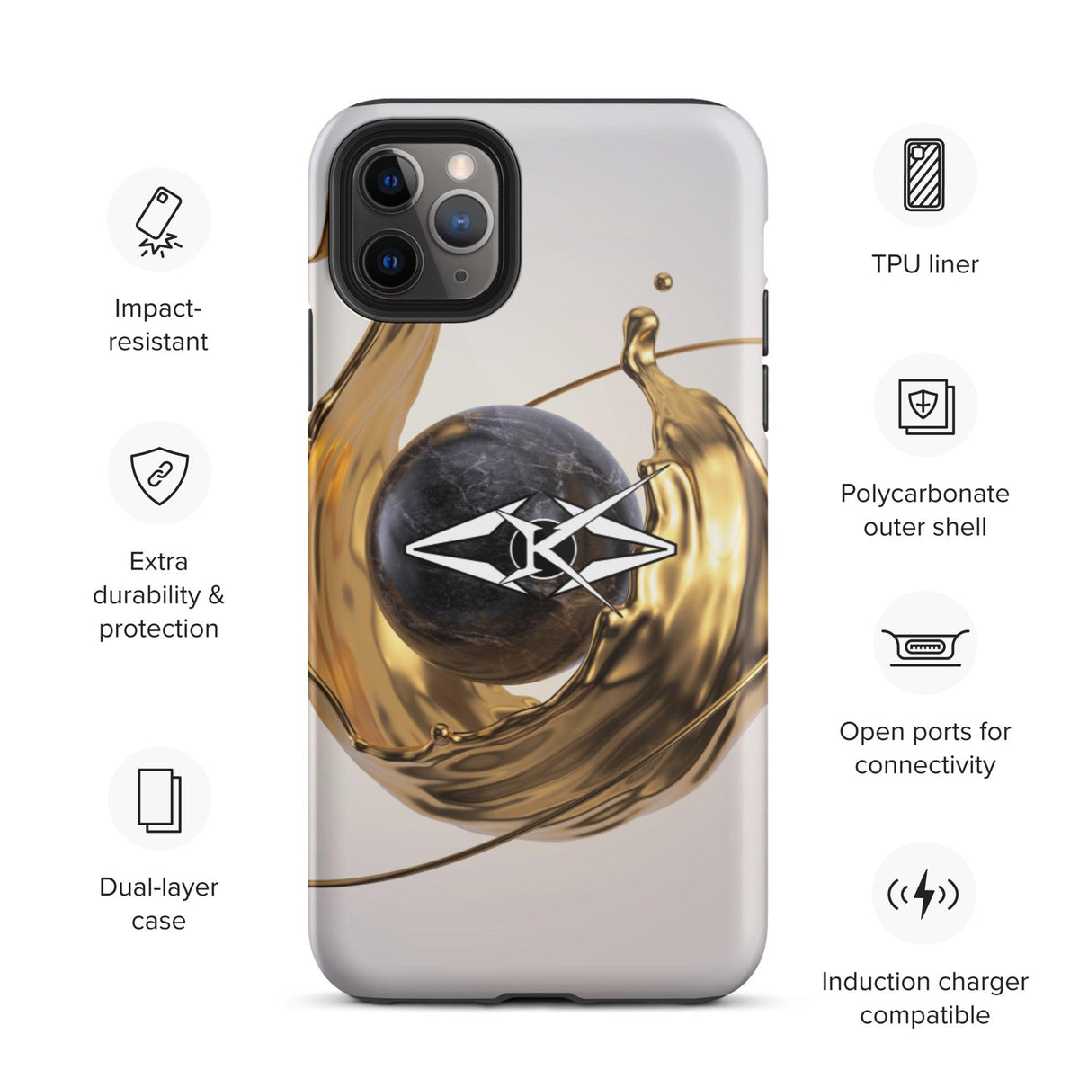 Tough Premium iPhone case - VYBRATIONAL KREATORS®