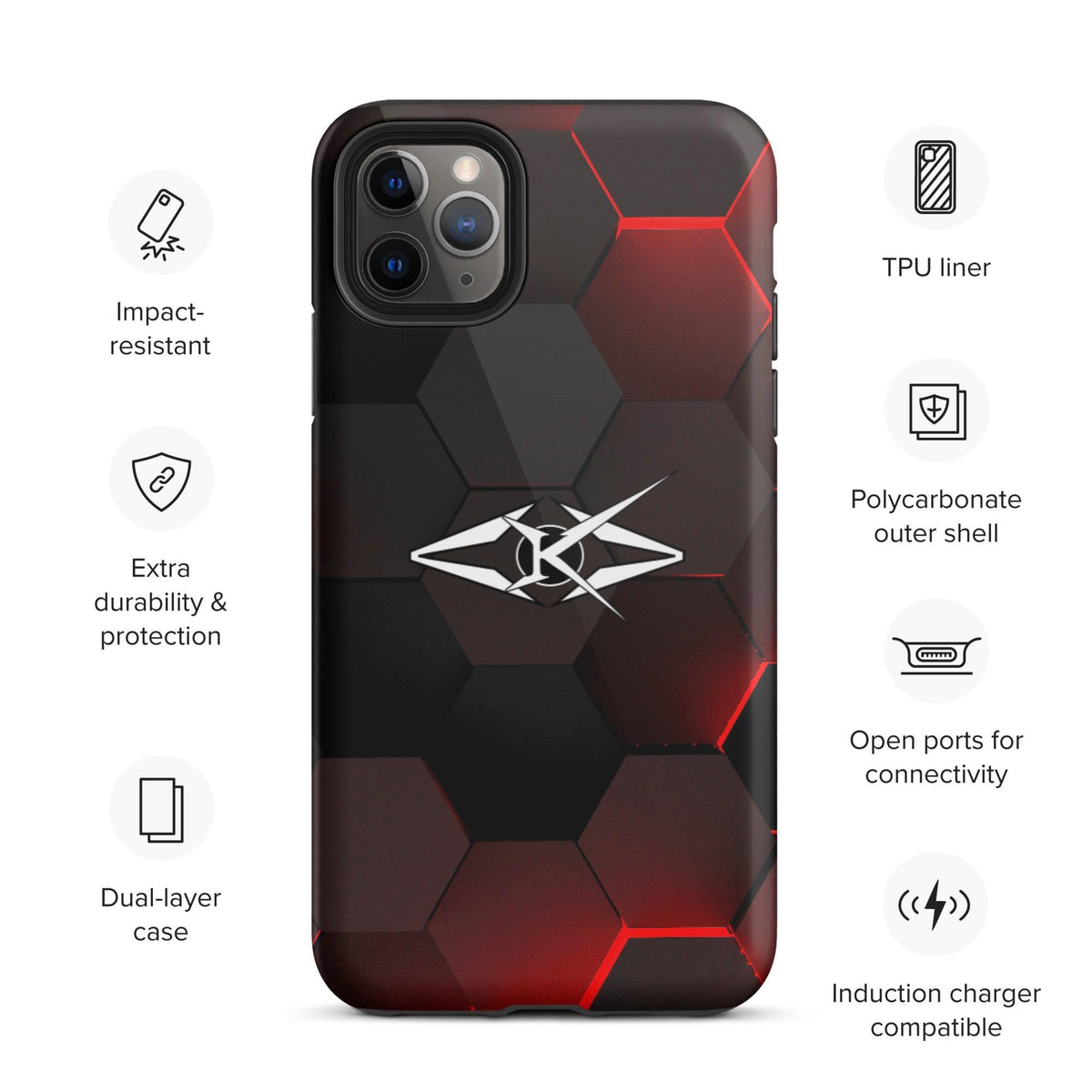 Tough Premium iPhone case - VYBRATIONAL KREATORS®