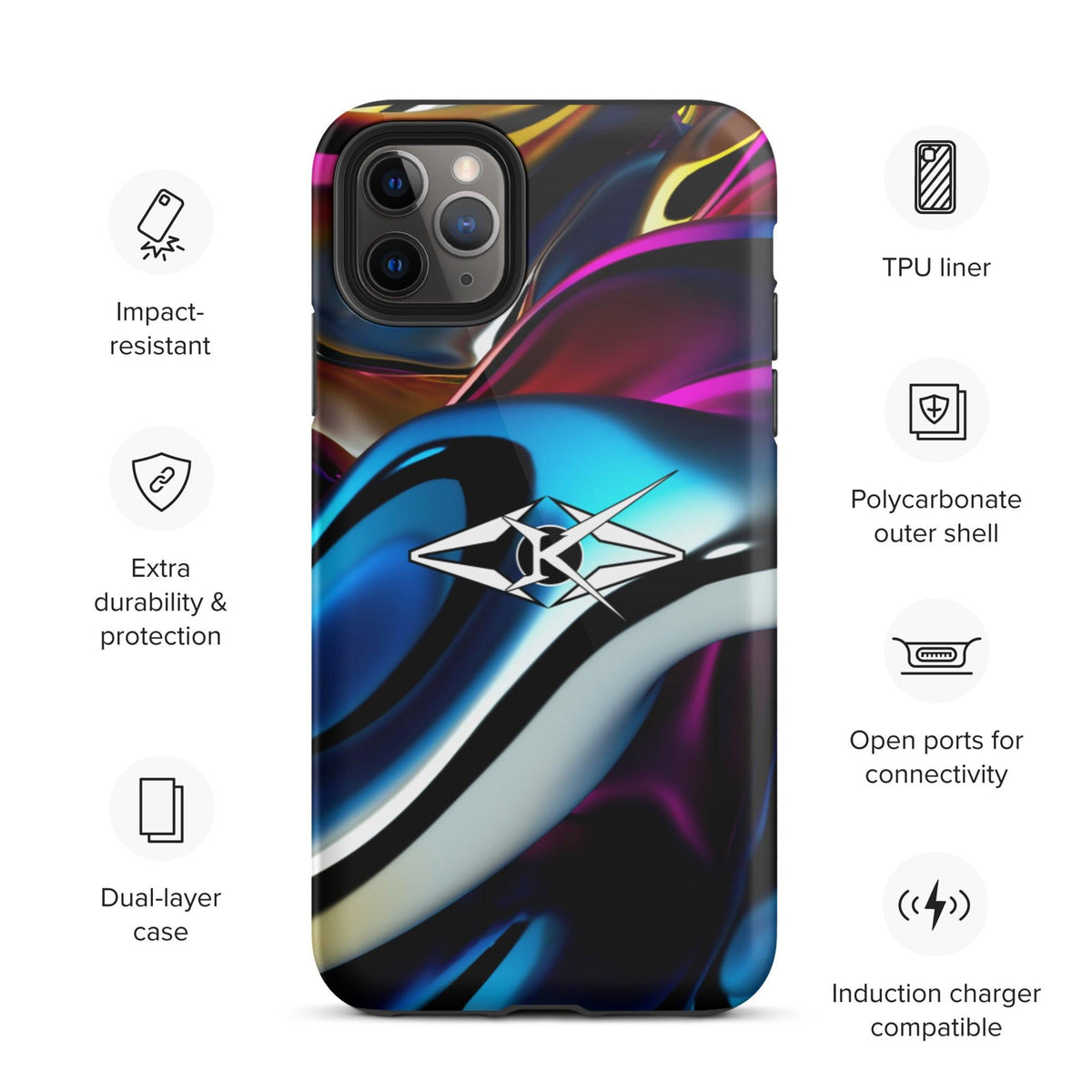Tough Premium iPhone case - VYBRATIONAL KREATORS®