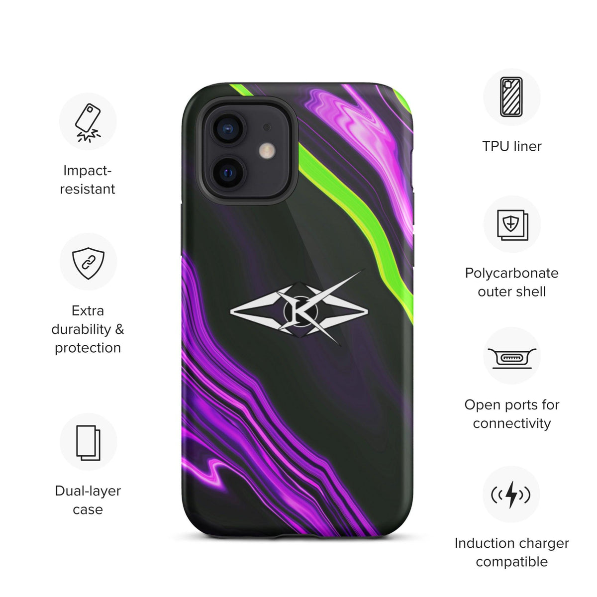 Tough iPhone case - VYBRATIONAL KREATORS®