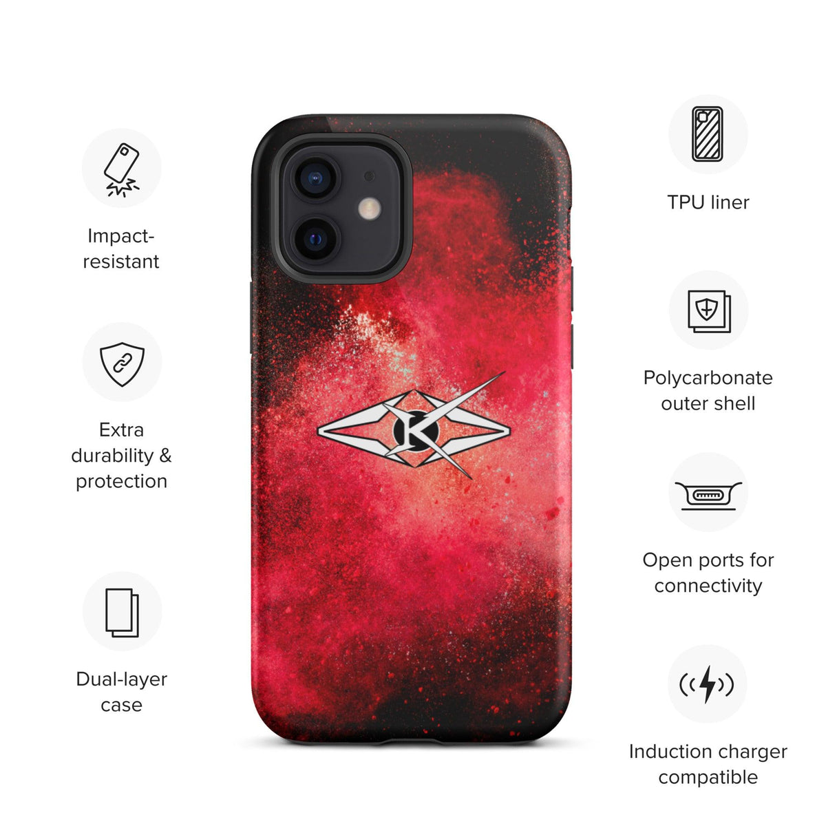 Tough Premium iPhone case- Red Dwarf - VYBRATIONAL KREATORS®