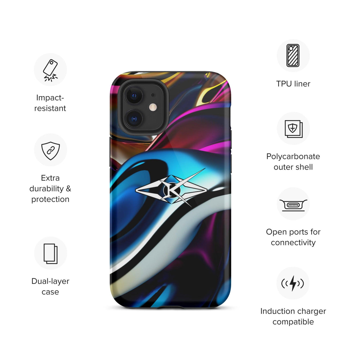 Tough Premium iPhone case - VYBRATIONAL KREATORS®