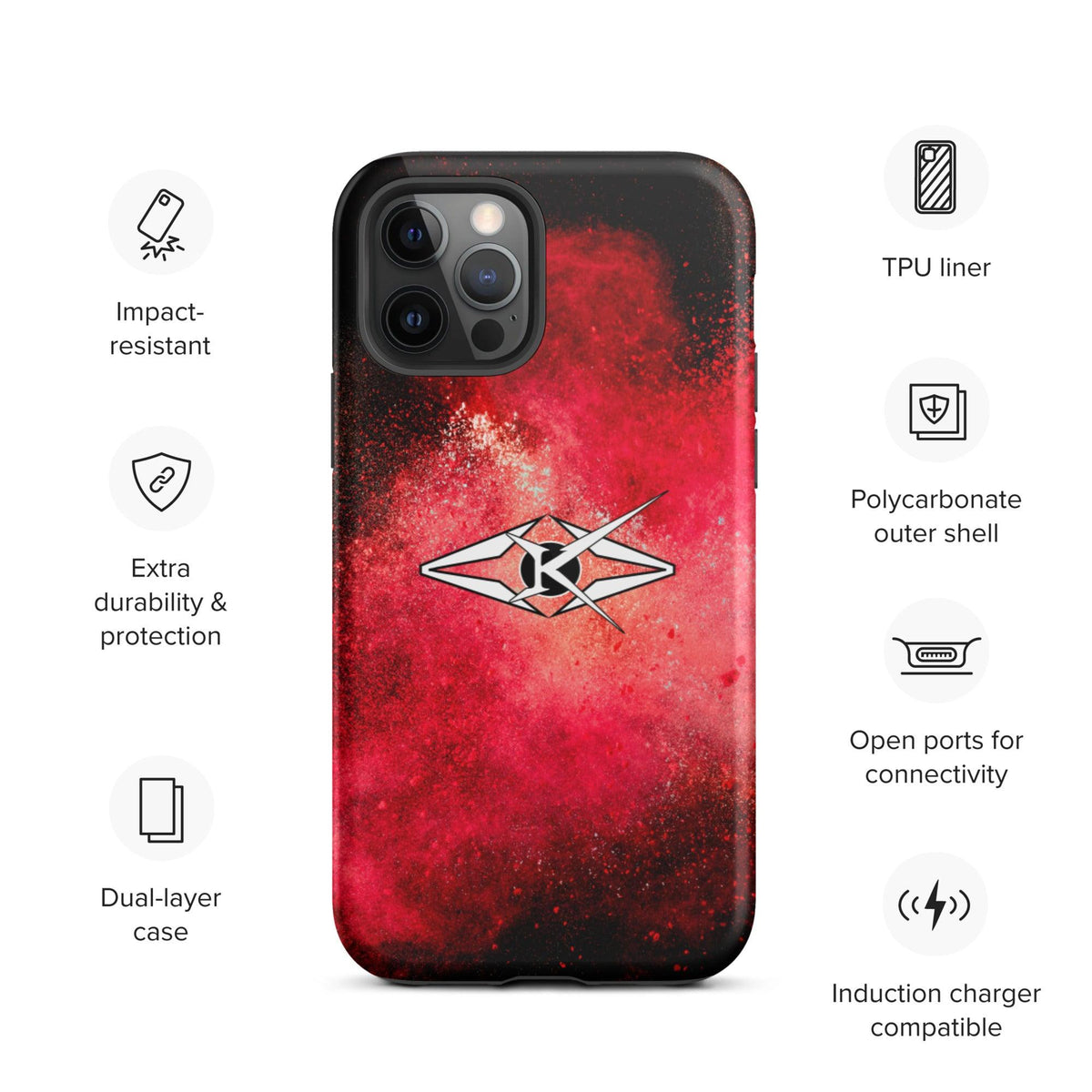 Tough Premium iPhone case- Red Dwarf - VYBRATIONAL KREATORS®