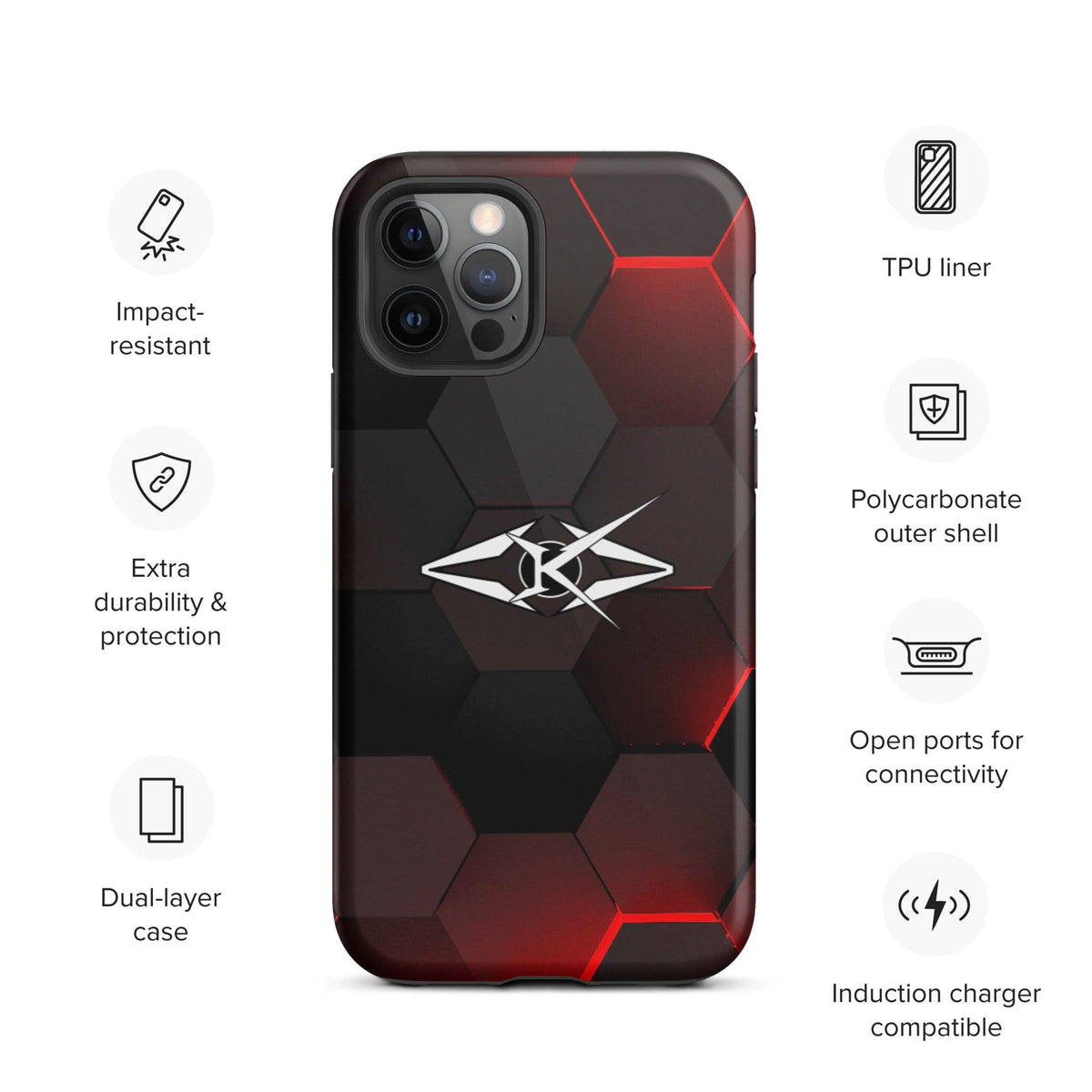 Tough Premium iPhone case - VYBRATIONAL KREATORS®