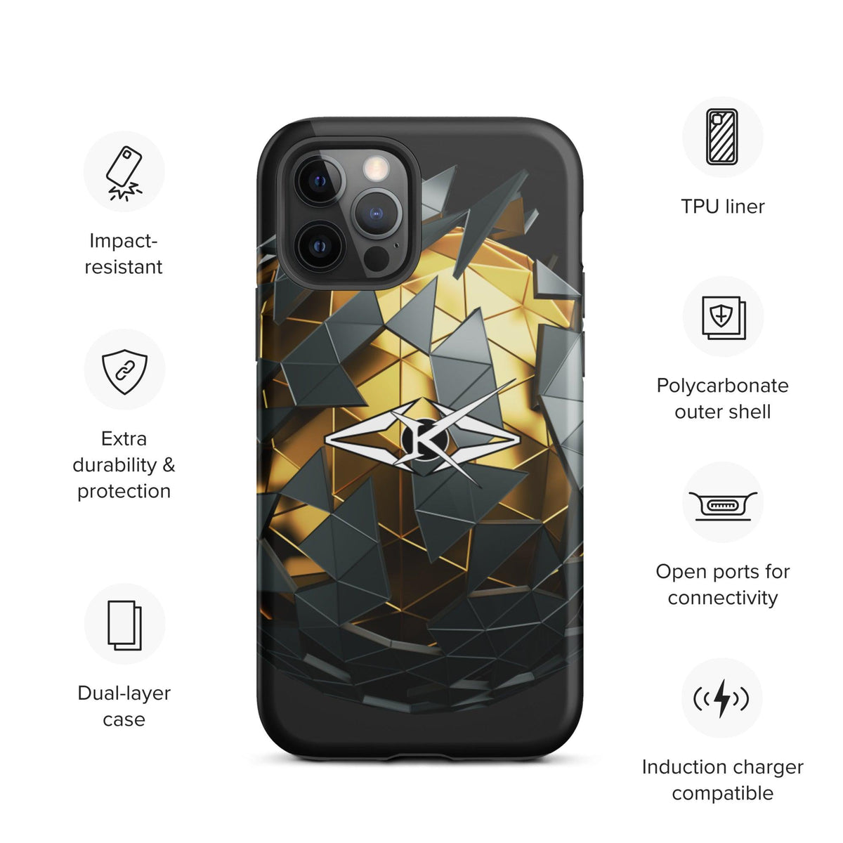 Tough Premium iPhone case - VYBRATIONAL KREATORS®
