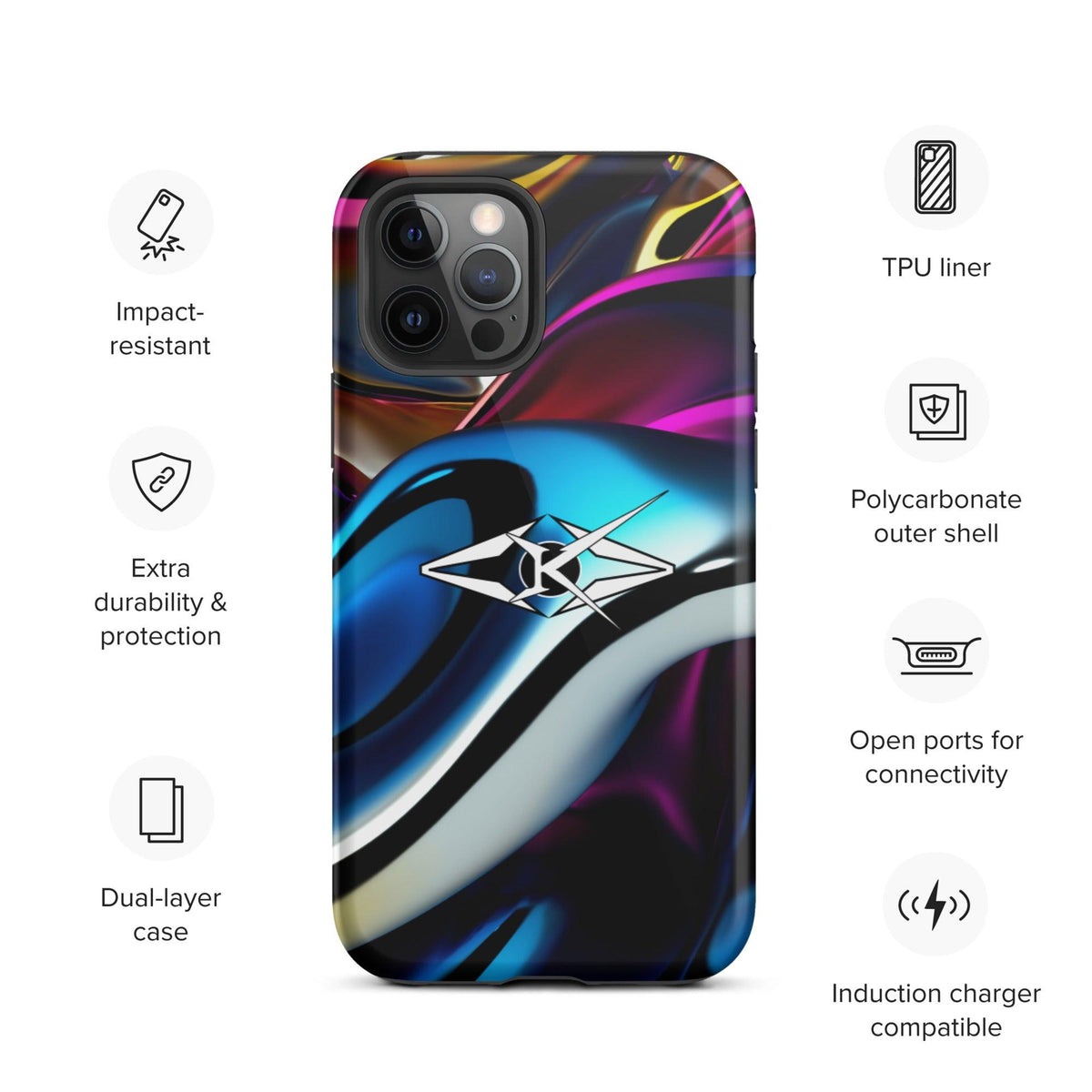 Tough Premium iPhone case - VYBRATIONAL KREATORS®