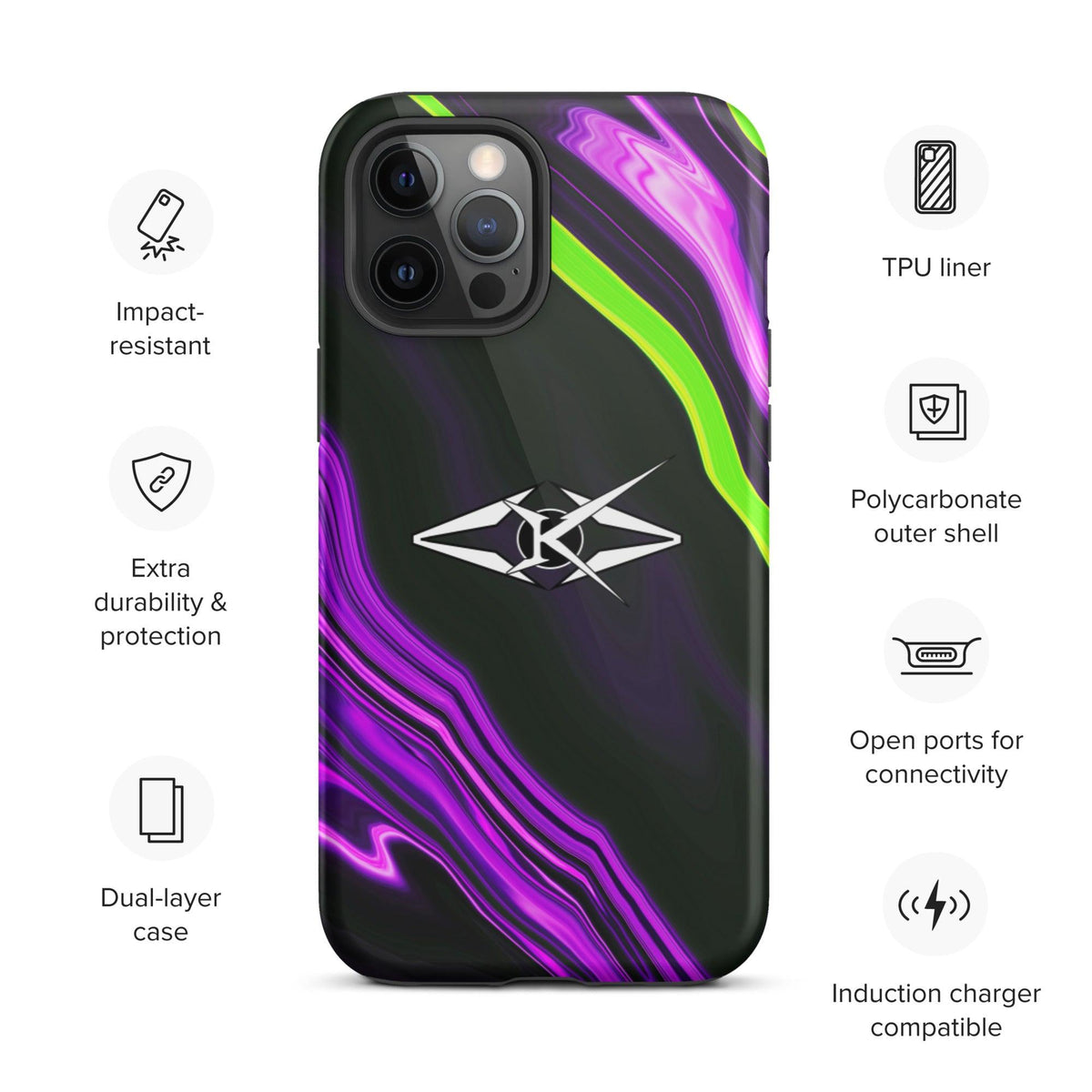 Tough iPhone case - VYBRATIONAL KREATORS®