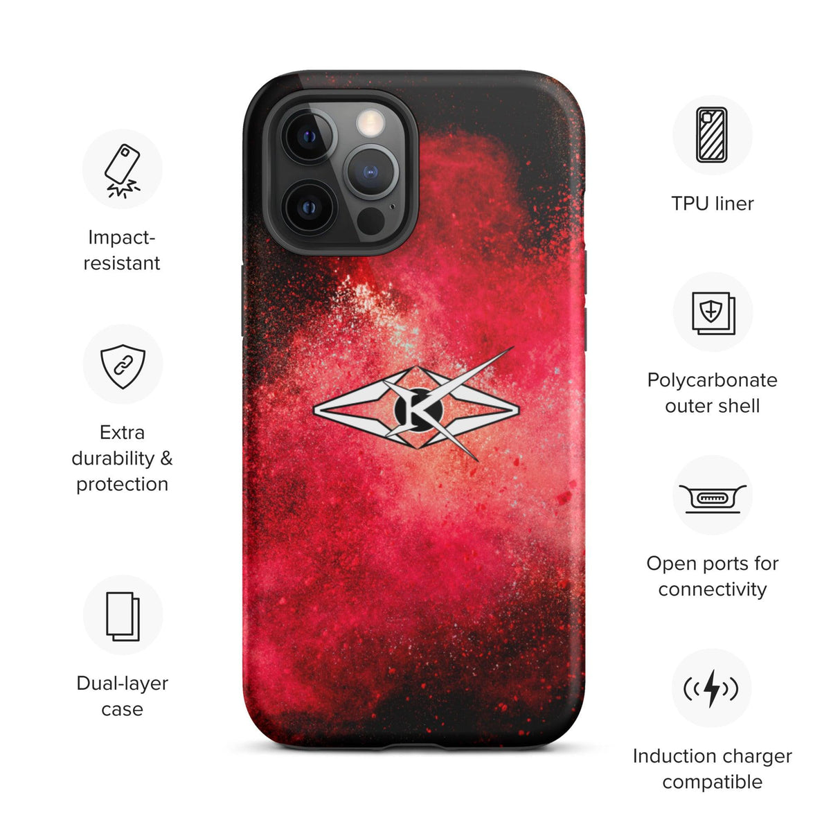 Tough Premium iPhone case- Red Dwarf - VYBRATIONAL KREATORS®