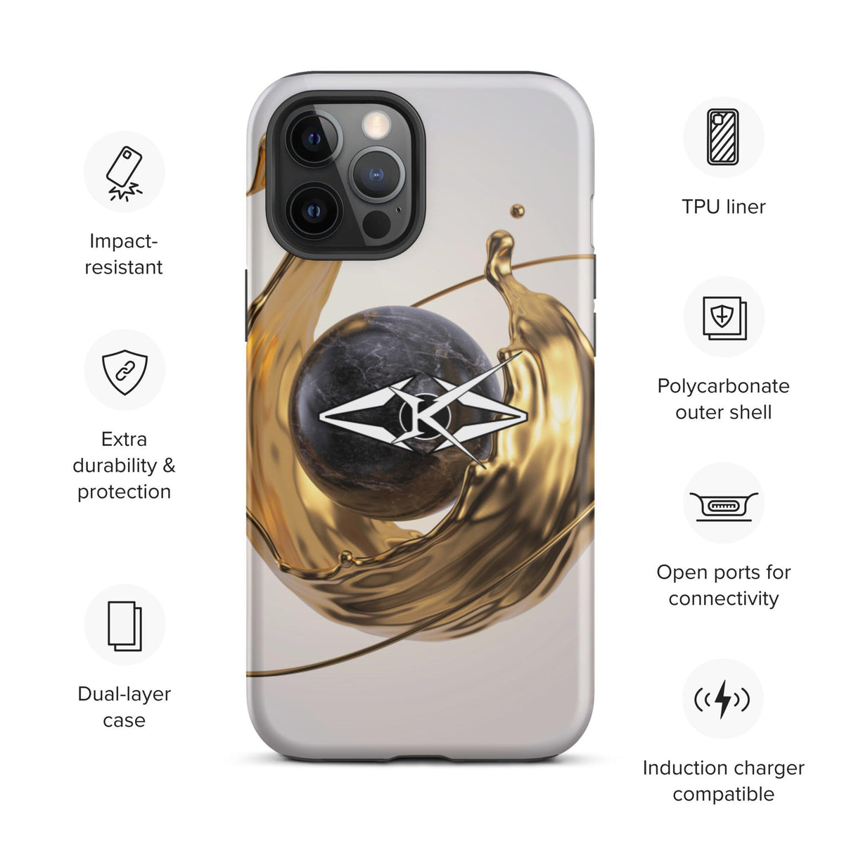 Tough Premium iPhone case - VYBRATIONAL KREATORS®