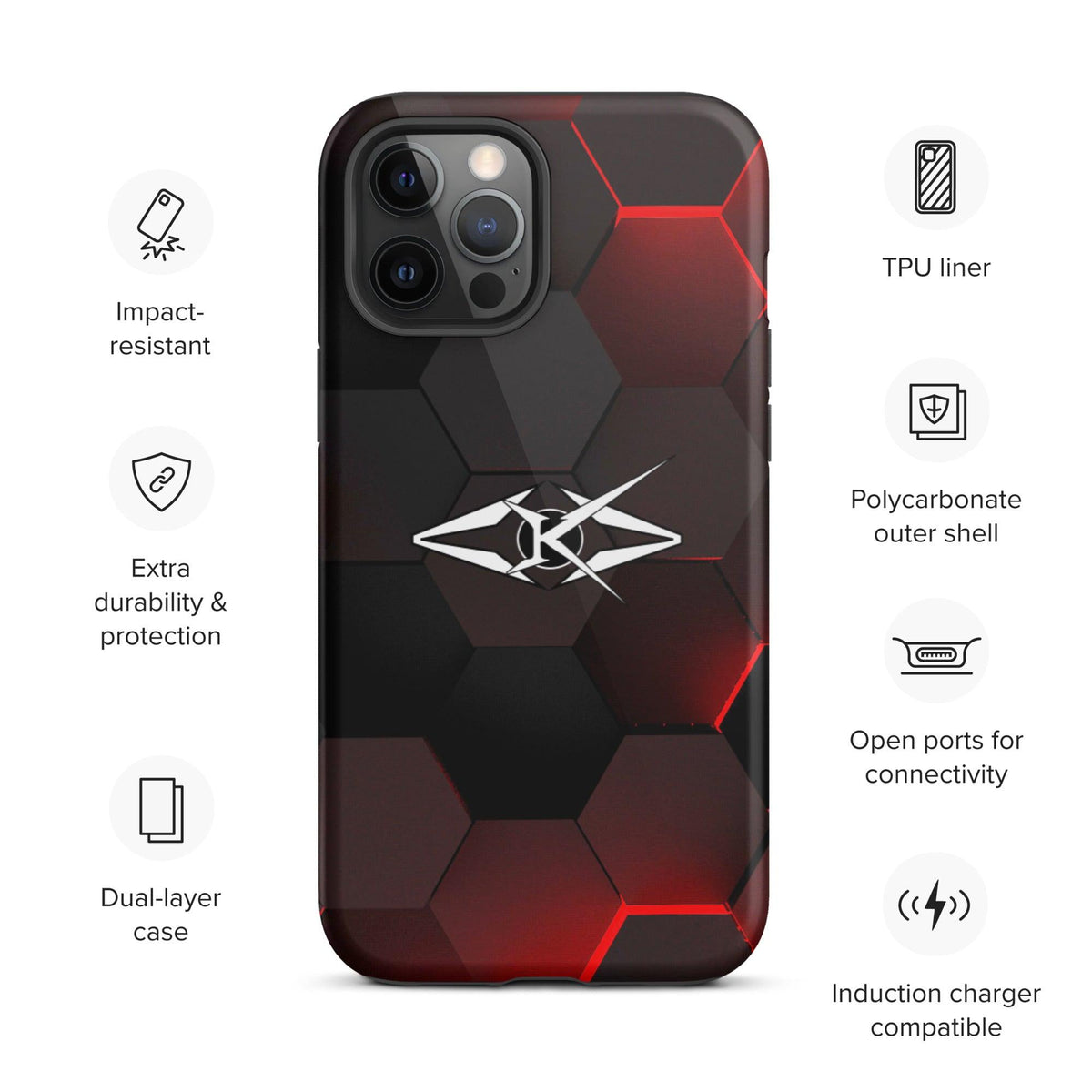 Tough Premium iPhone case - VYBRATIONAL KREATORS®