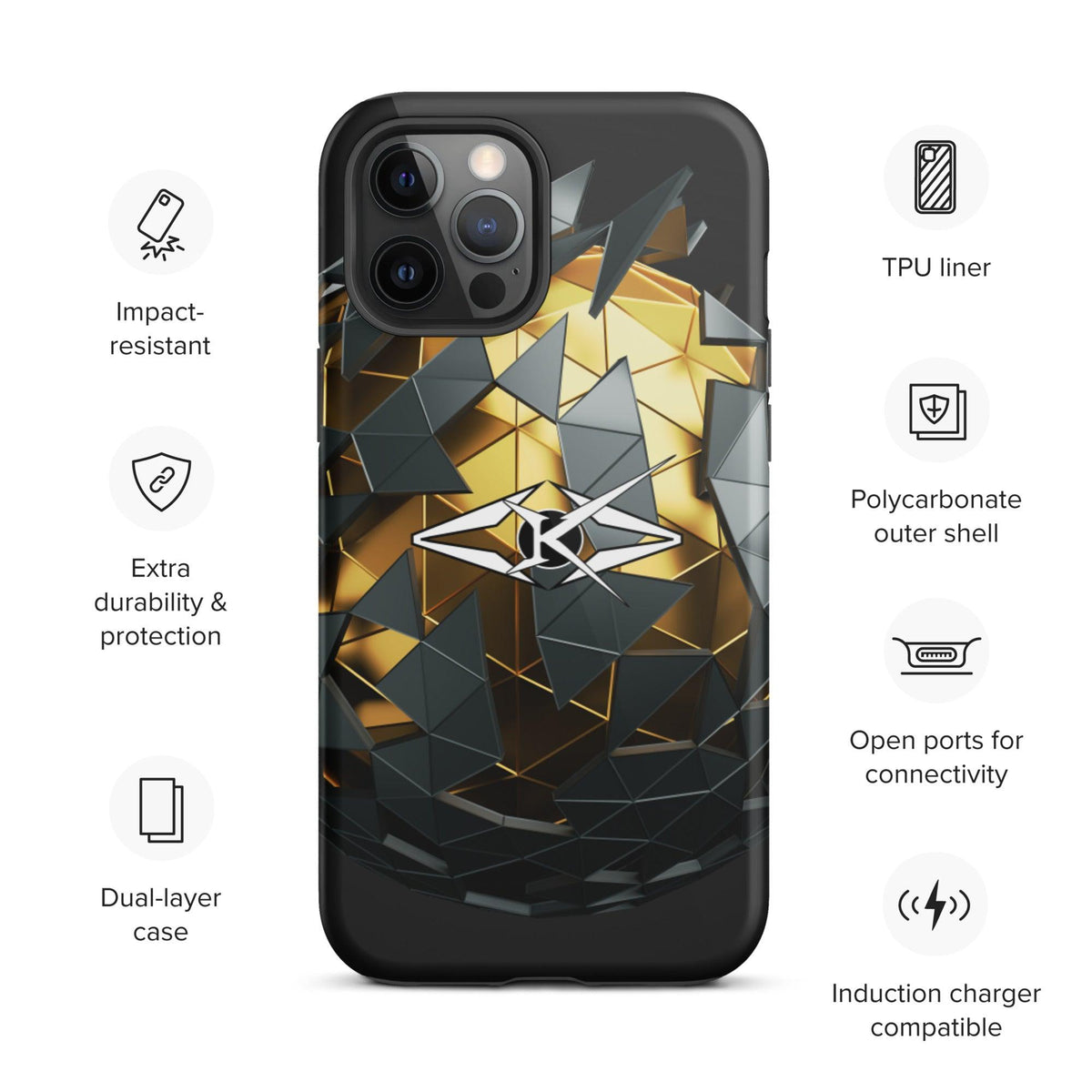 Tough Premium iPhone case - VYBRATIONAL KREATORS®